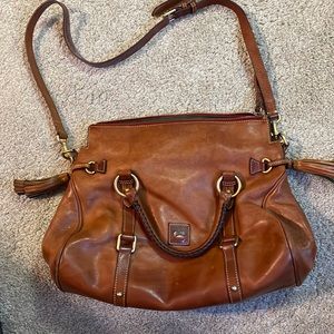 Brown leather Dooney Bourke Satchel